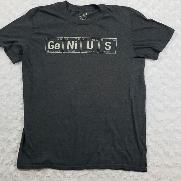 Graphic Tee Table of Elements Genius Shirt - Picture 2 of 6
